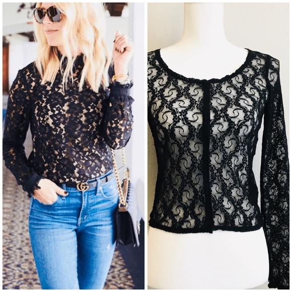 Ralph Lauren Tops - Ralph Lauren Black Lace Top